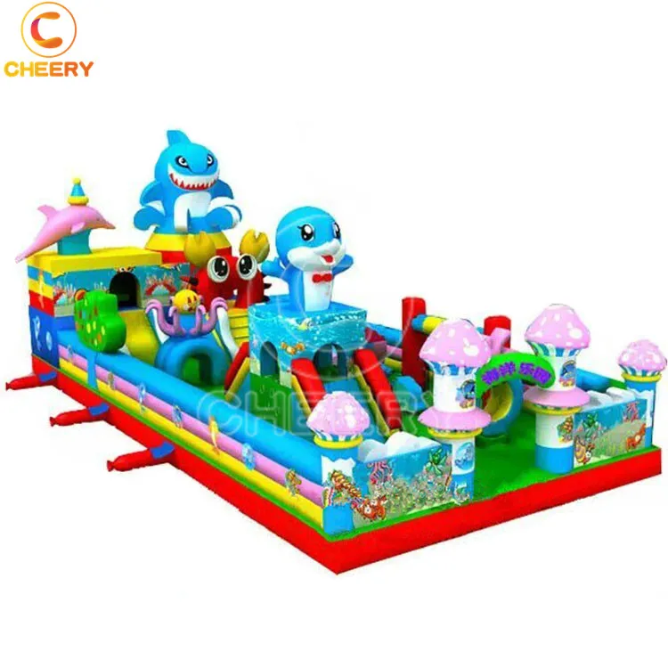 Custom Household Commercial PVC Bounce House Bouncy Castle Combo Children Playground Inflatable Slide