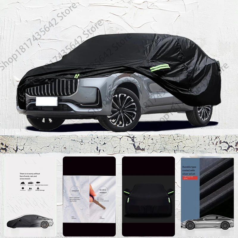 

For Chery Tiggo 9 Exterior Car Cover Outdoor Protection Full Car Covers Waterproof Sunshade Anti UV Snow Cover Car cover