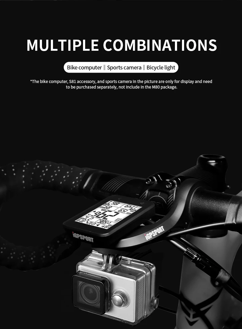 iGPSPORT Fahrradcomputer-Halterung Verlängerung M80 Out-Front Fahrradhalterung für iGPSPORT Fahrradcomputer – Detail 5