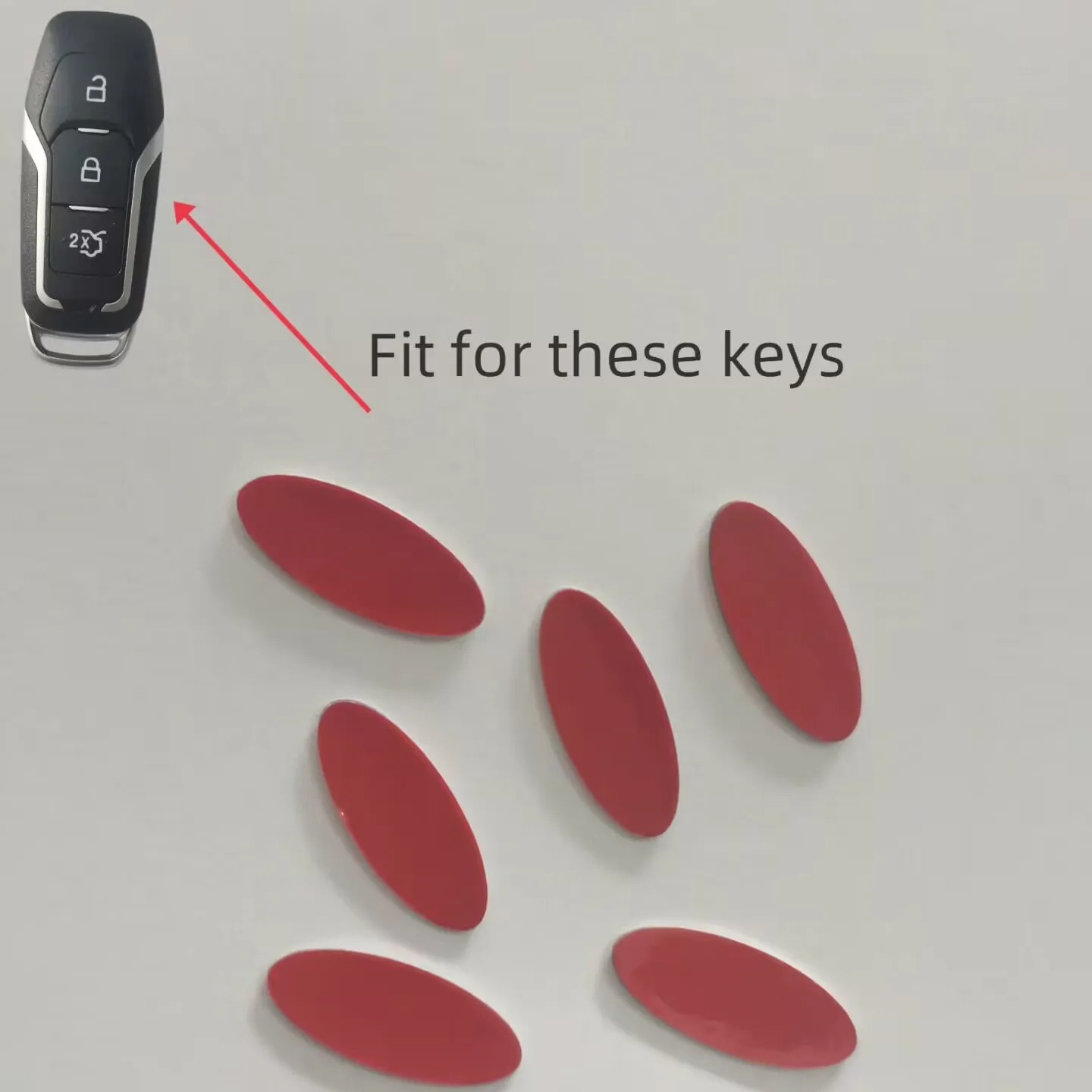 DIY Emblem logo For Ford remote key sticker size 23.5*9.5MM