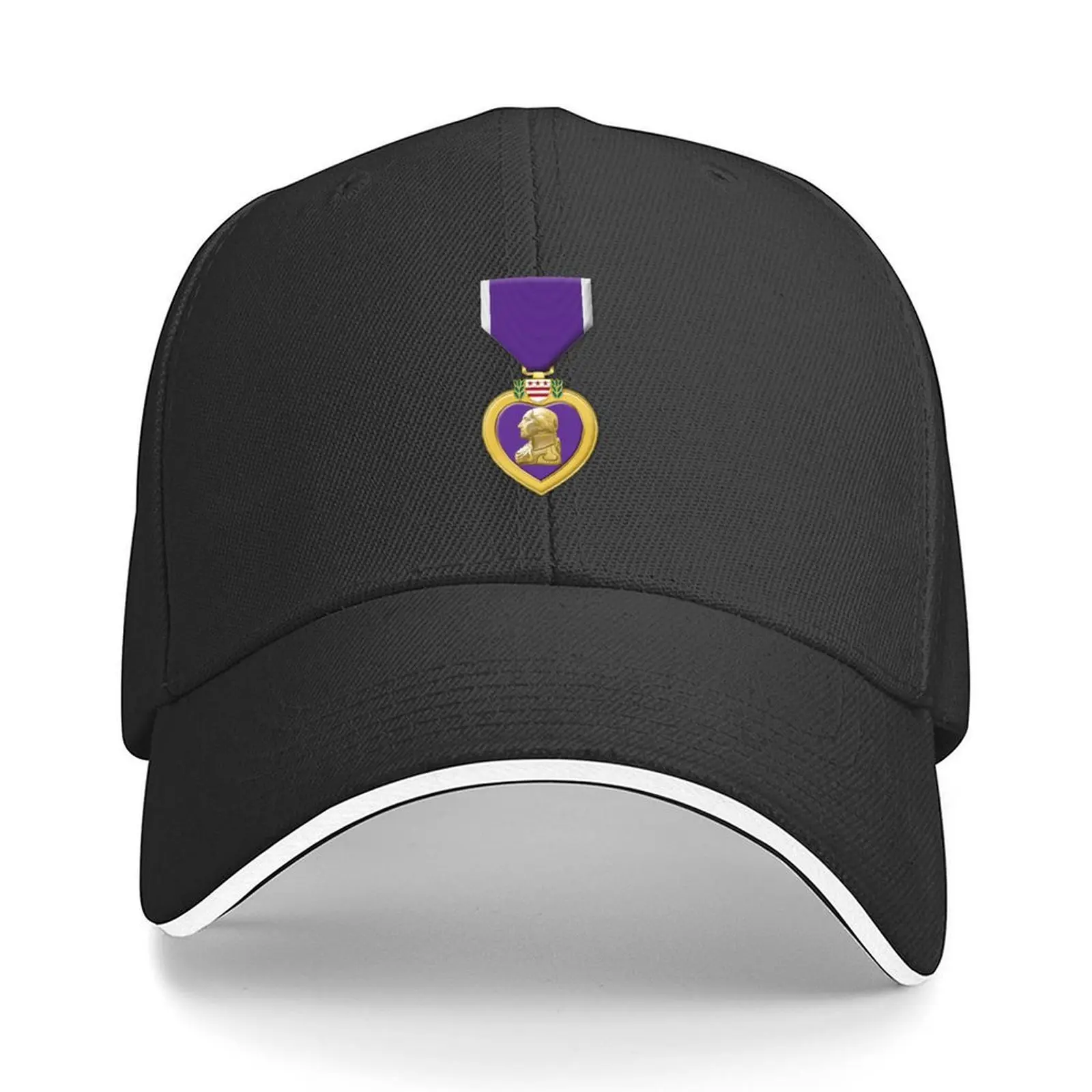 

National Purple Heart Day Baseball Cap fishing hat fashionable Golf Hat Man hats on offer Caps For Men Women's