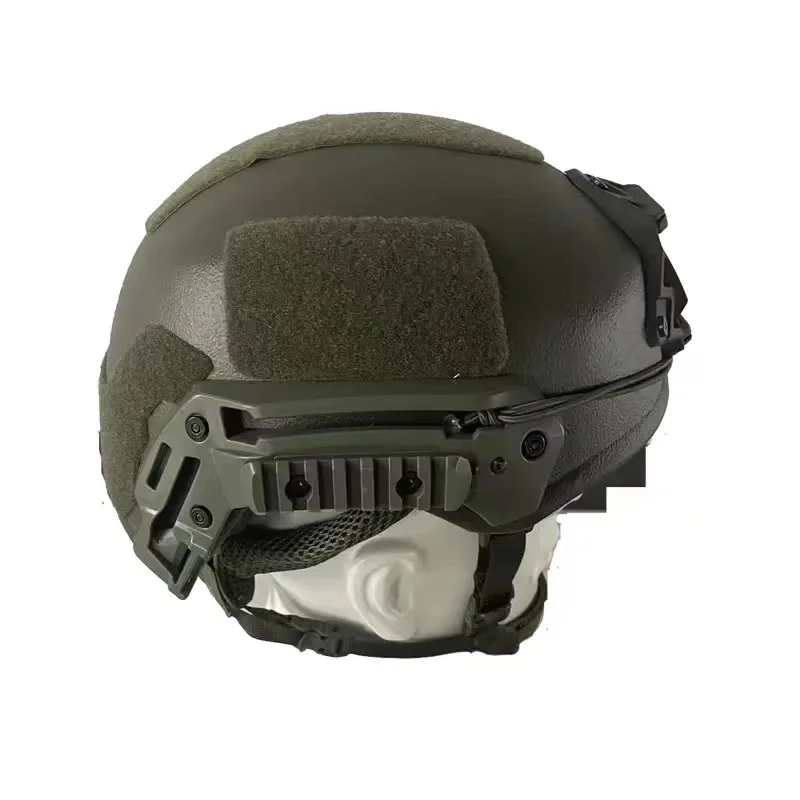 Wendy FAST HDPE NIJ IIIA High Cut Ballistic Helmet XP Cut Bulletproof Helmet Tactical ISO Green Army Helmets