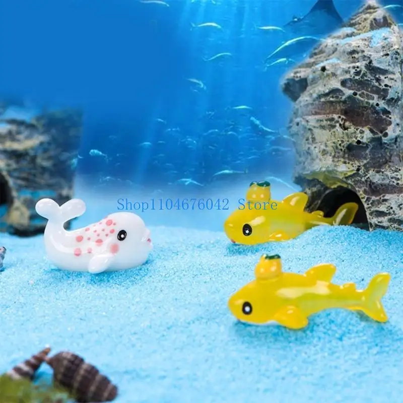 5asd Ocean Inspired Resins Animal Figurines for Fish Tanks and Party Decoration