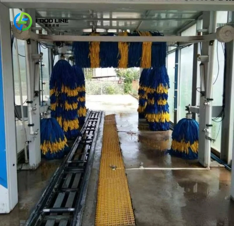 CE Certified Full Automatic Tunnel Car Wash Machine Customized High Speed Fast Commercial Car Washing Equipment
