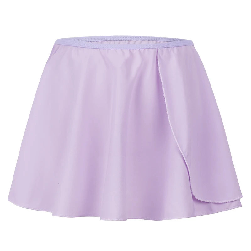 여아용 시폰 댄스 스커트, 발레 연습 탄성 스커트, 발레 투투 발레리나 짧은 미니 스커트