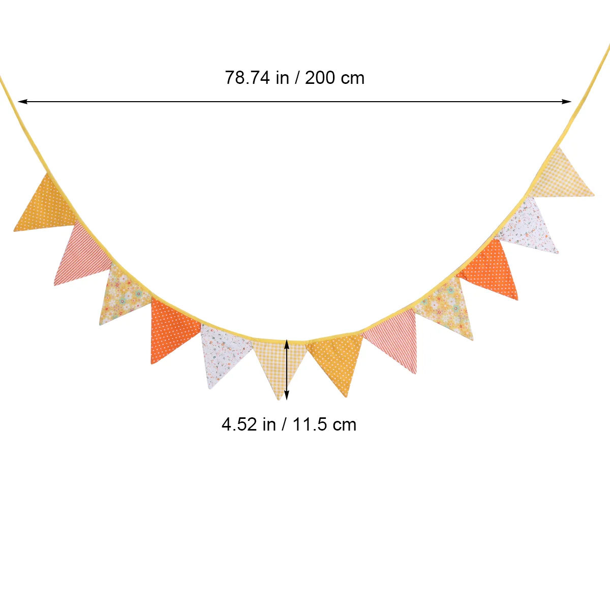 2 Meters Reusable Personalized Birthday Banner Happy Birthday Decorations Kids' Room Party Bunting Baby Shower Celebration Photo