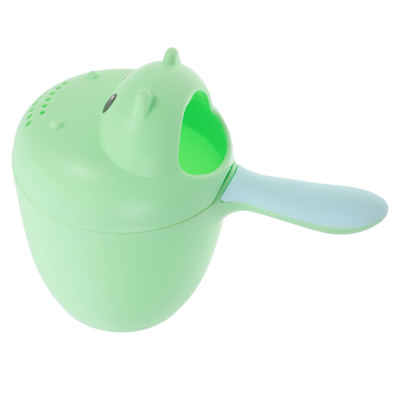 

Baby Shampoo Rinse Cup Bath Mug Light Green Adjustable Toddler Shower Cups Hair Rinsing Hip Design Comfortable Pour Water