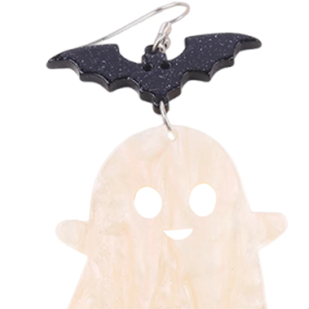 هالوين الاكريليك الأذن ترصيع خفيفة الوزن الإبداعية قرط الاذن المرصع متعددة الأغراض اليدوية الترتر ترصيع ل زي حفلة معًا