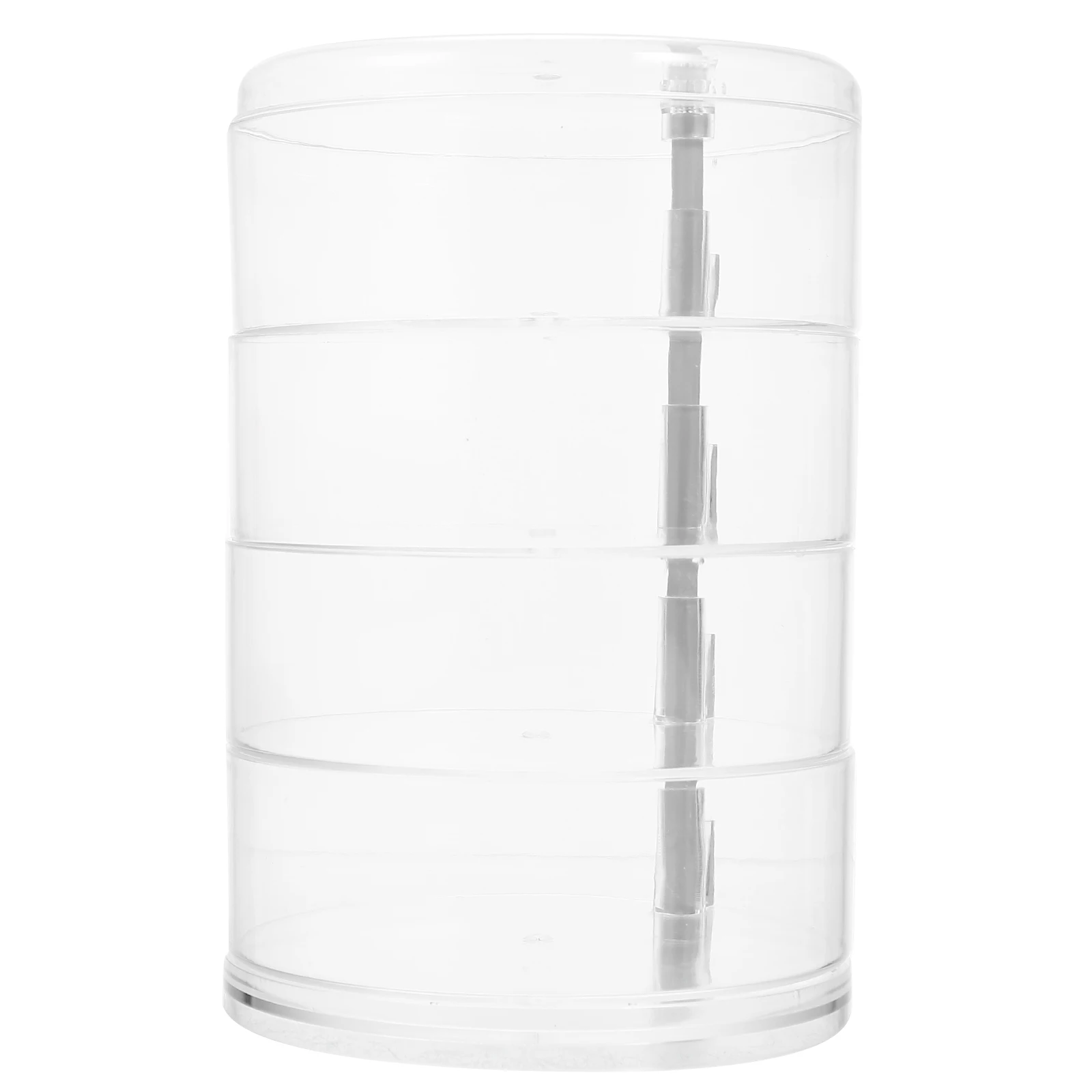

Transparent Multi-layer Organizer Large Earring Organizer Capacity Storage Box Women Dust-proof Cover Display Decor
