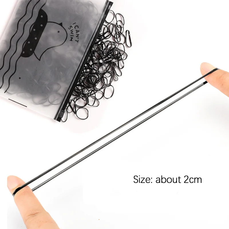 506PCS Women Girls Colourful Disposable Rubber Band With Elastic Magic Hair Styling Tools Set DIY Braiding Braider Accessories image 5