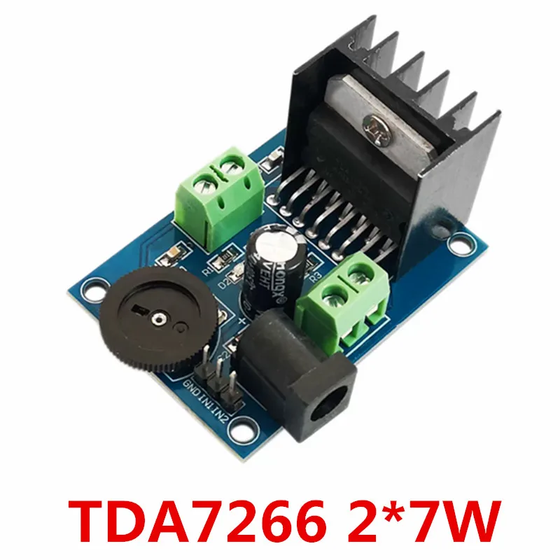 TDA7297 15W+15W Digital Power Amplifier Module TDA7266 2x7w Audio Dual-Channel Speaker Circuit Board for DIY AM/FM Stereo Radio