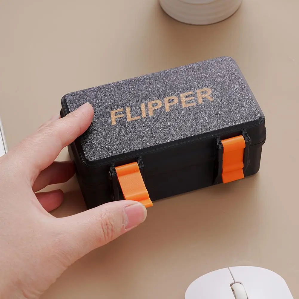 Custodia rigida per Flipper Zero Accessori protettivi Scatola di immagazzinaggio per stampa 3D con blocco di sicurezza per Flipper Zero