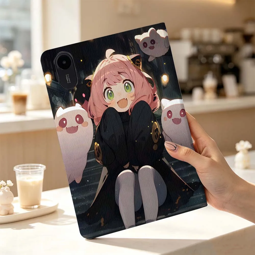 For Xiaomi Poco Redmi Pad 8 2 4 5 6 6S 7 7S SE Pro Max 14 11 8.7 11.2 12.5 Inch Tablet Case Fashion Anime Anya Forger
