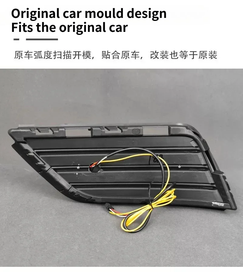 For MG RX5 / Roewe RX5 2016 2017 2018 Car Led Daytime Running Light Modified DRL Flowing Turn Signal 12V Daylights Accessories detail image 6