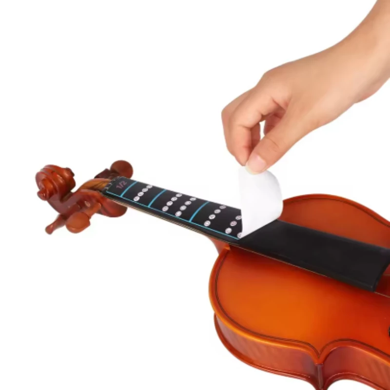 Anfänger-Geigen-Fingerpositionsaufkleber, für schnelles Erlernen von Saitenübungen und Griffpositionen, eine Lernhilfe für Einsteiger.