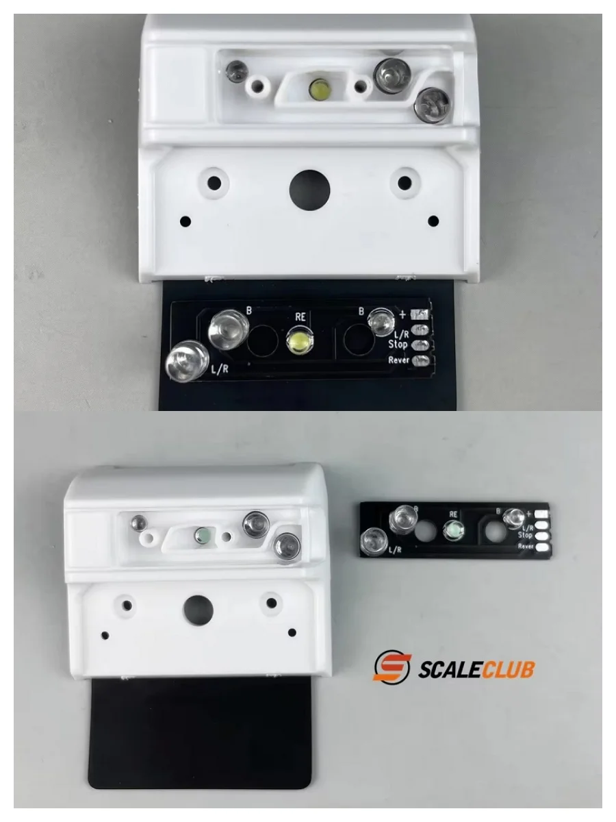 Scaleclub Model 1/14 For Scania 770S Tail Light LED Circuit Light Board 2v-3v For Tamiya  Lesu Rc Truck Trailer Tipper