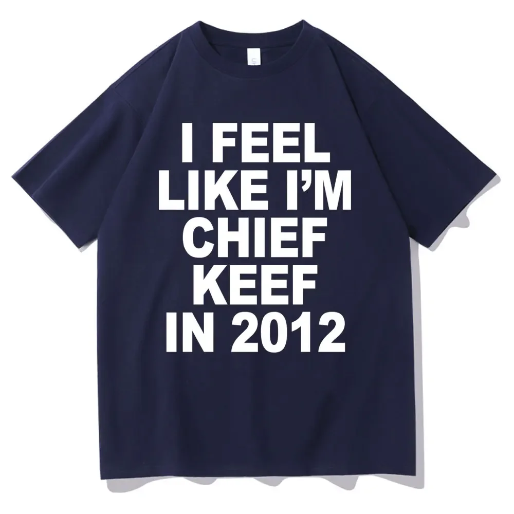 أشعر وكأنني 2012 رئيس كيف الجرافيك طباعة مضحك الراب ميمي الرجال الهيب هوب المتضخم تي شيرت الرجال القطن تي شيرت الشارع ارتداء القمم #3
