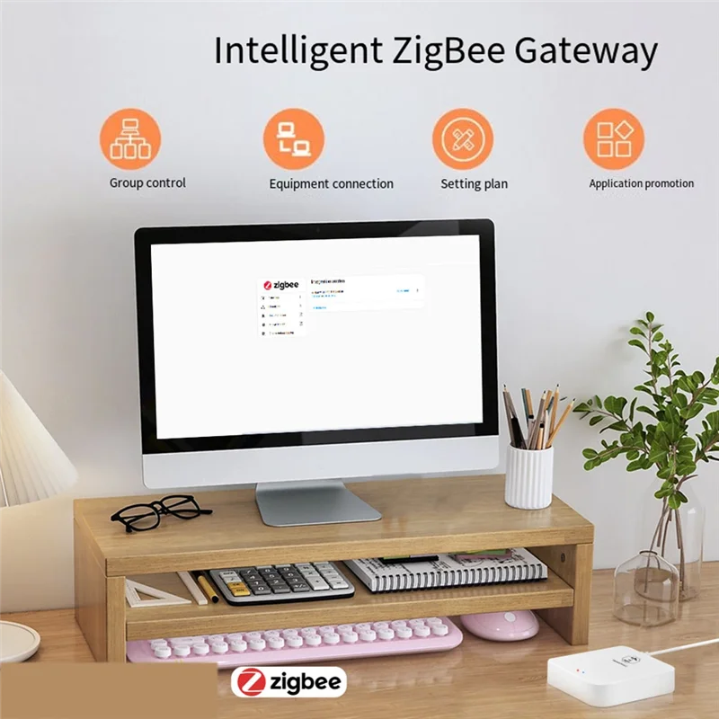 M18K-Zigbee2mqtt For Tasmota Compatible Zigbee3.0 Dongle Plus Universal Smart Home Gateway Hub Wireless Bridge Assistant