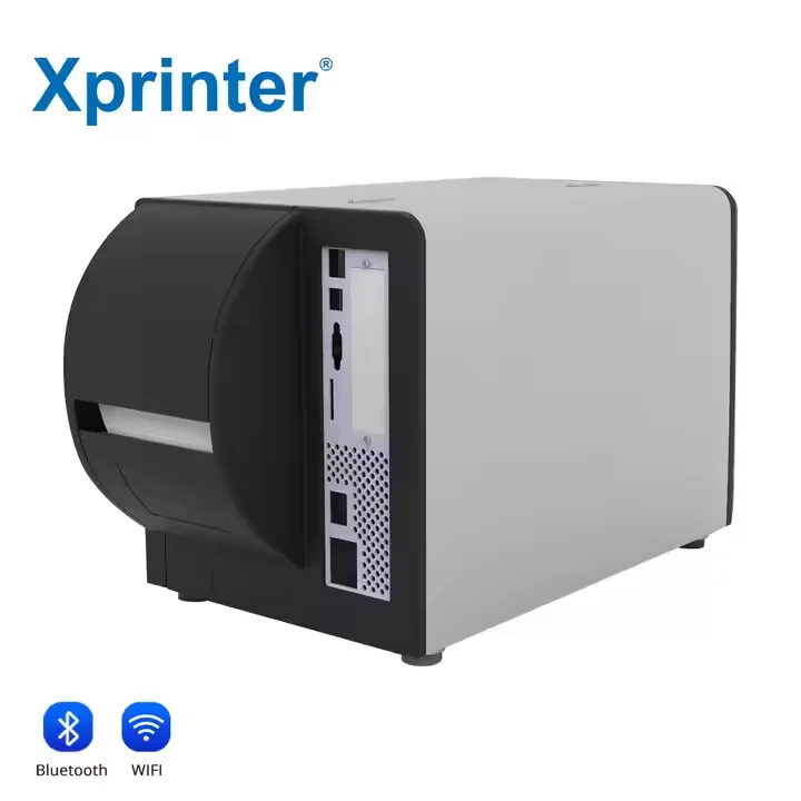 

Xprinter XP-G480E OEM Industrial Label Printer 4x6 Black and White Ribbon Shipping Label Printer