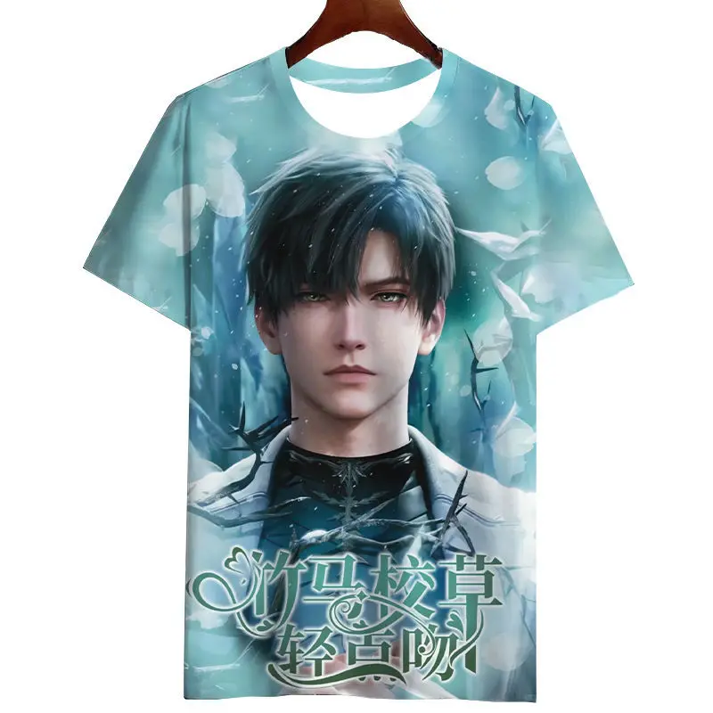 Love and Deepspace Shen Xing Hui Li Shen Qi Yu Qin Che Sylus Rafayel Zayne Xavier casual loose student short-sleeved t-shirt