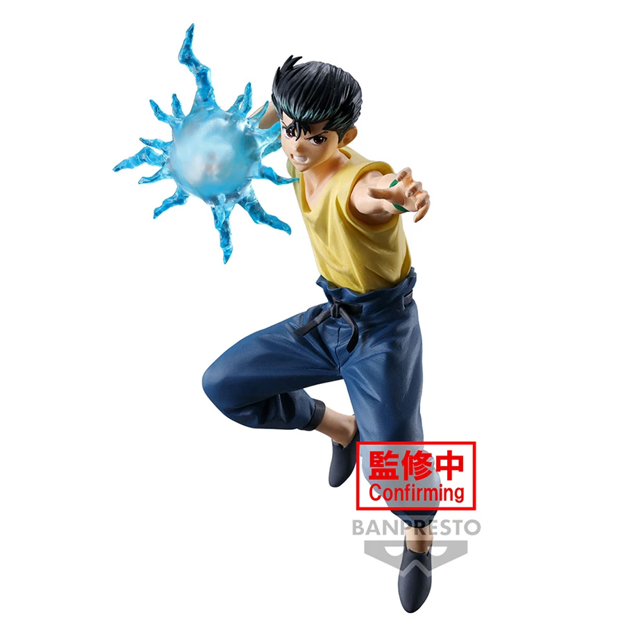 Bandai YuYu Hakusho Anime Figurines Ankoku Bujutsukai Yuusuke Urameshi PVC Action Figures 140mm Figurals Collection Model Toys