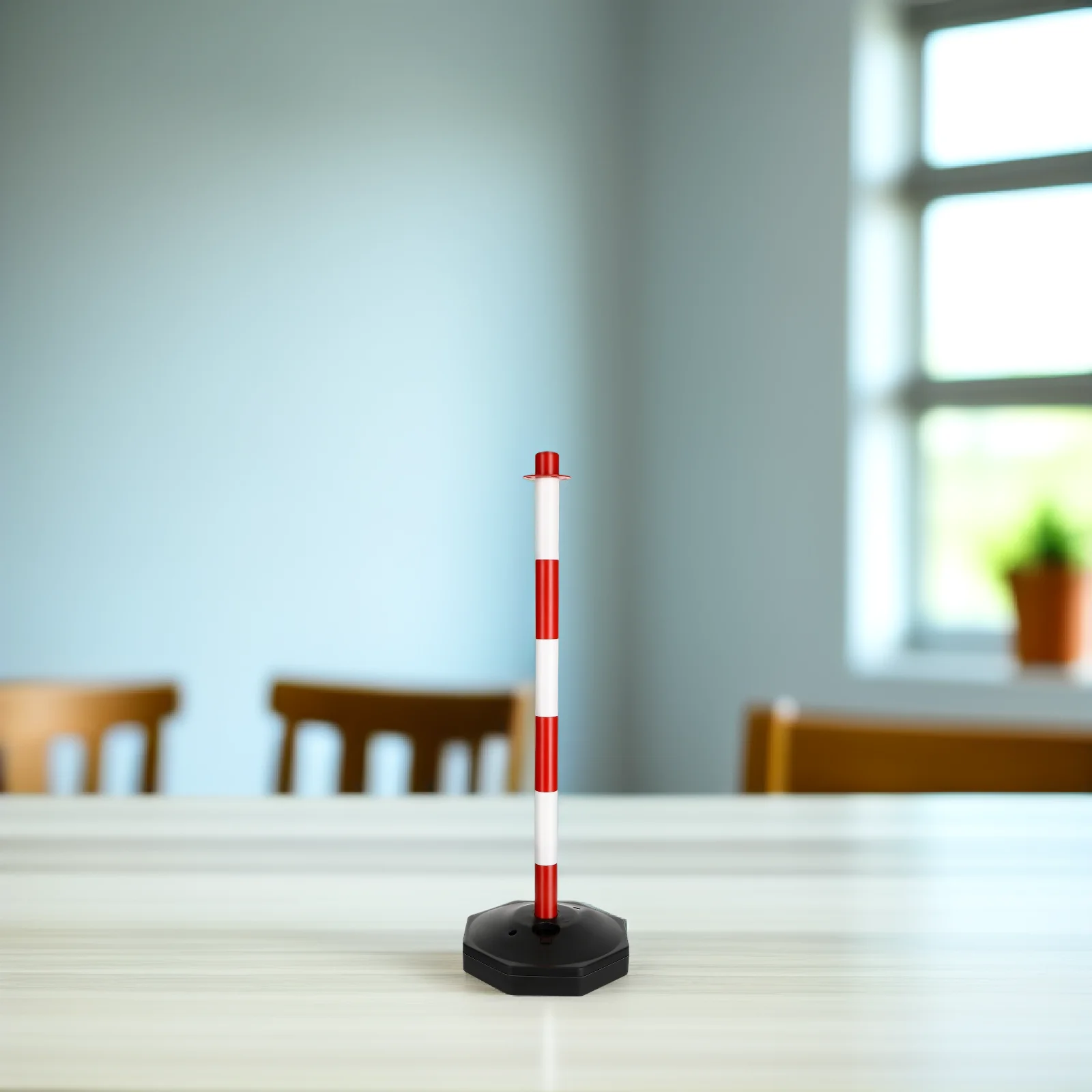 1 PCS Warning Column Anti-collision Caution Cone Traffic Delineator Post Red White Elastic Isolation Pile Barricade Cone Road