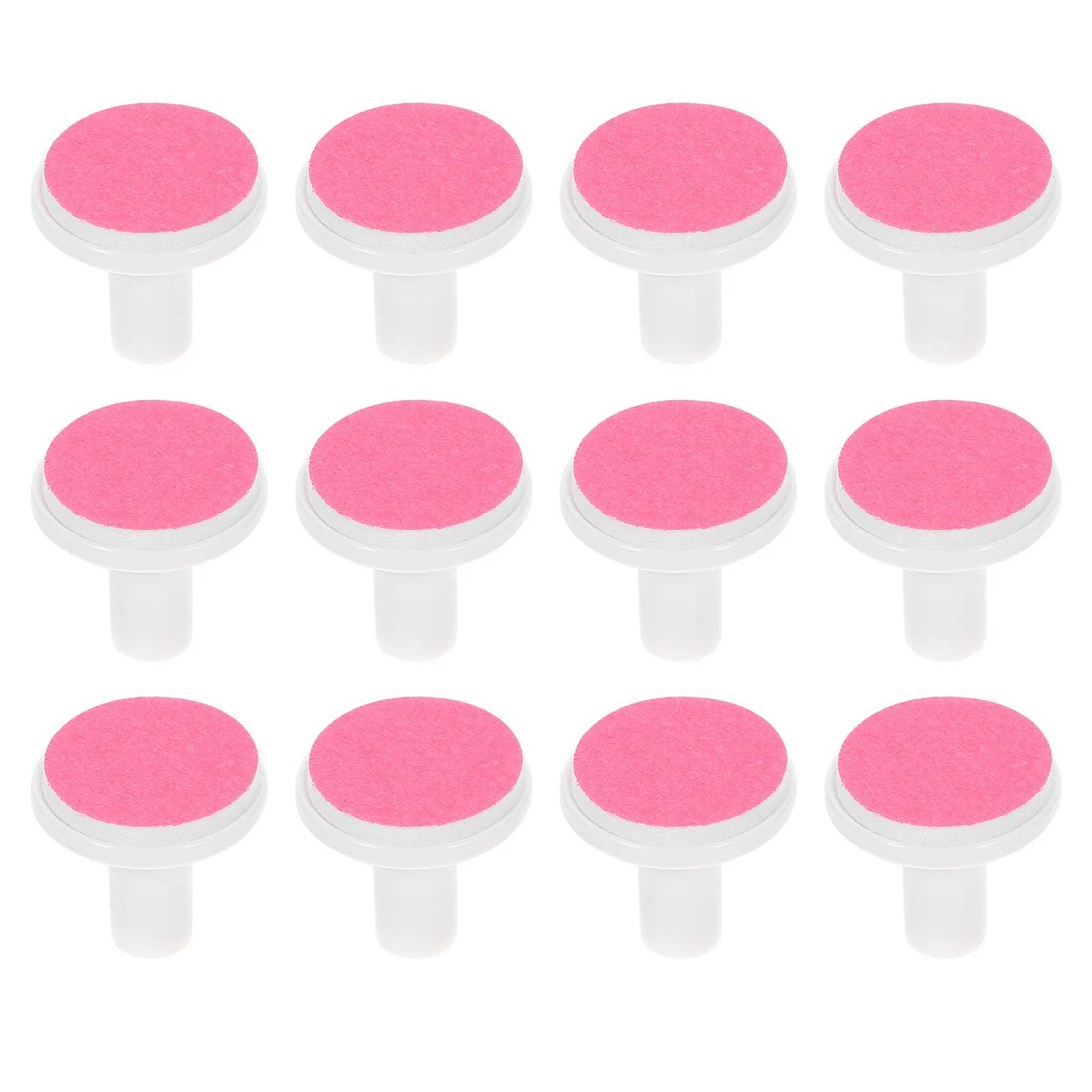 Electric Baby Nail Polisher Substituição Cabeça, Acessórios De Moagem De Reposição, Trimmer Pads, Lixa Aparadores, 12 Pcs