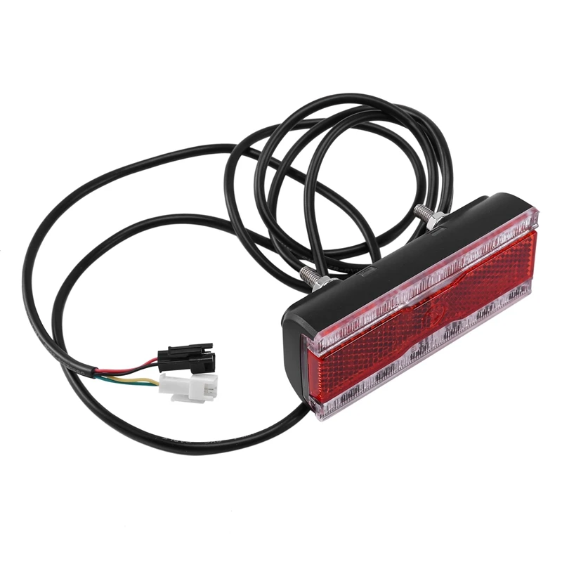 Ebike Brake Light 24V 36V 48V Electric Bicycle Rear Light with Brake Light Function LED Taillight