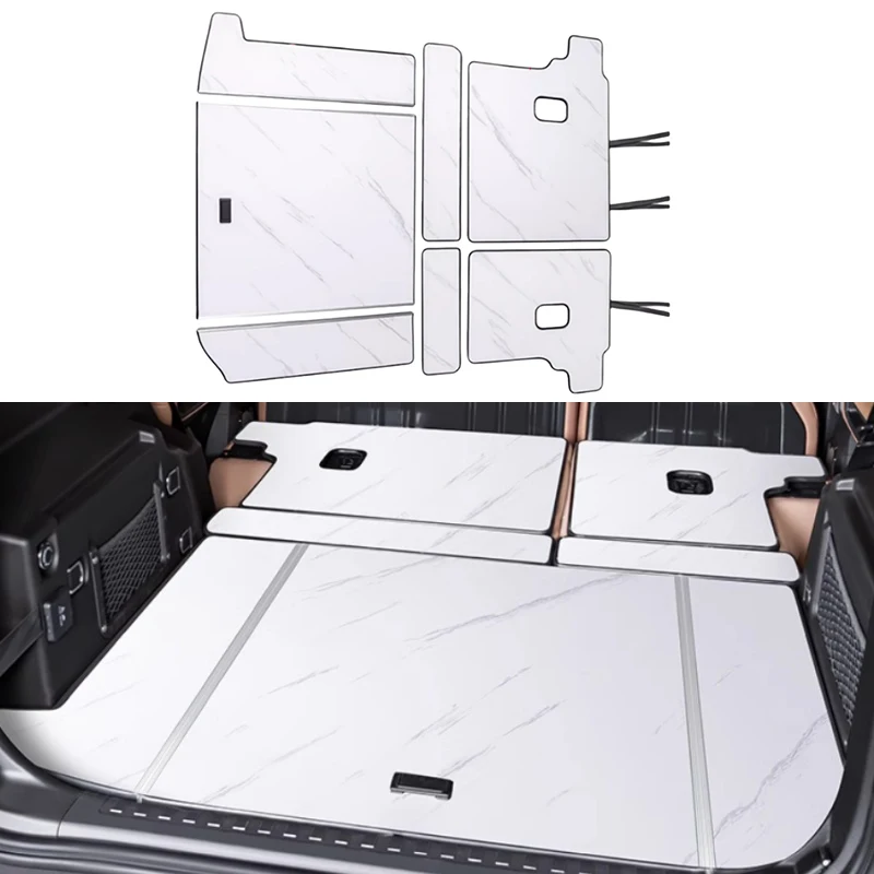 Car Solid Wood Trunk Mat Fit for JETOUR Traveler T2 2023 High Quality Modified Hidden Trunk Car Small Table Easy Installation