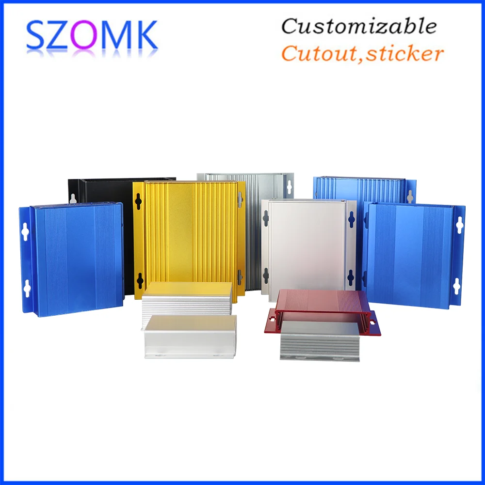 1Pcs wall enclosure powder coating aluminum enclosure for electronics  aluminum equipment box pcb enclosure