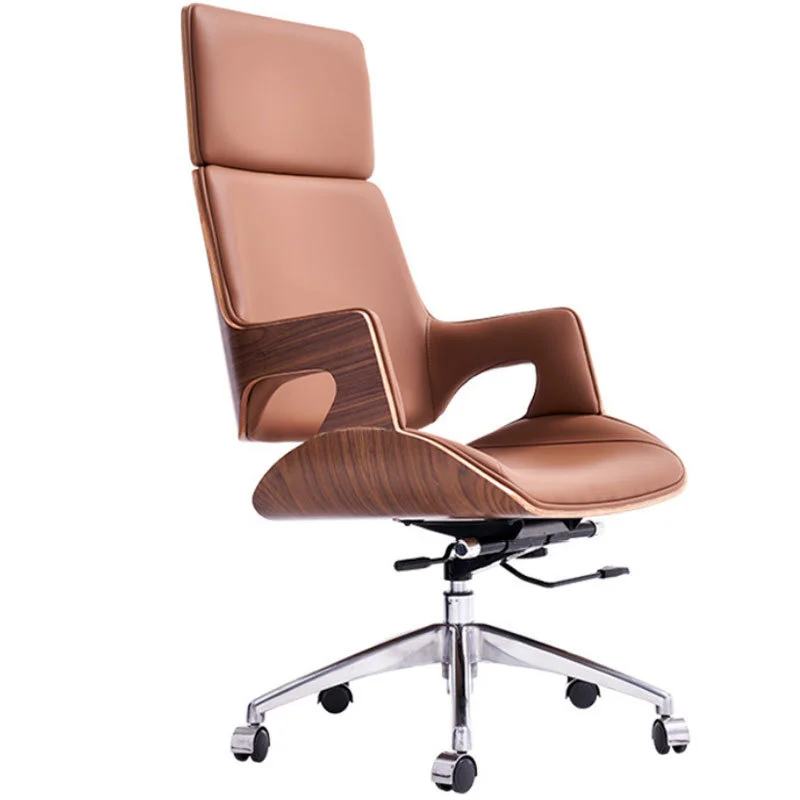 Foshan factory Wholesale Modern height adjustable armrest swivel pu leather office furniture executive office chair