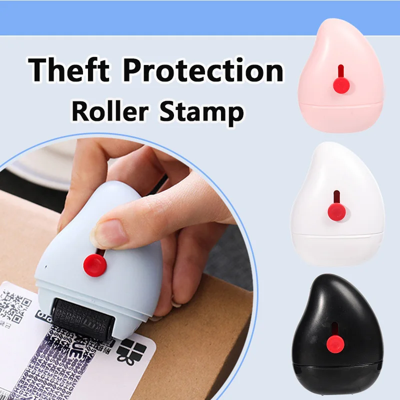 Ceramic Blade Theft Protection Roller Stamp Privacy Confidential Data Guard  Stamp Roller Privacy Theft Protect Seal Roller