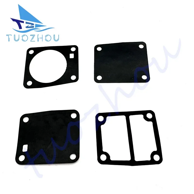 369-03302-0 369-03307-0 369-03306-0 369-03303-0 Set guarnizioni coperchio pompa per carburatore motore fuoribordo Tohatsu 5HP