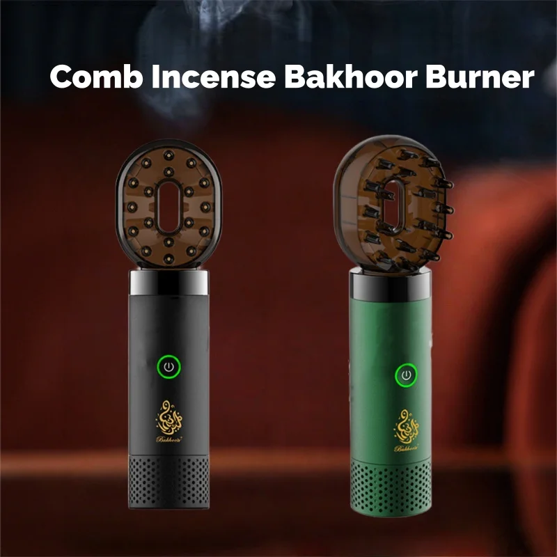 

New Middle East Arabic 5 Colors Available Upgrade Comb Incense Bakhoor Burner Electronic Censer Ramadan Dukhoon With Comb