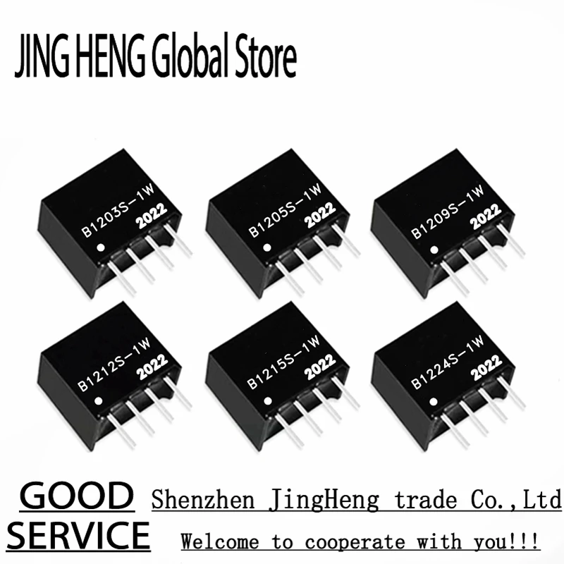 1PCS B1203S-1W B1205S-1W B1209S-1W B1212S-1W B1215S-1W B1224S-1W 12V TO 3.3V 5V 9V 12V 15V 24V DC-DC isolapted power module