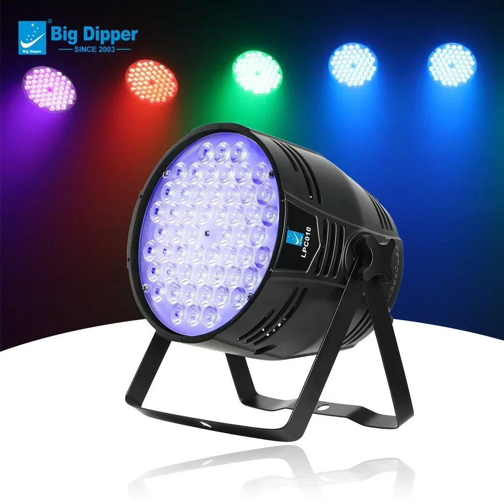 Big Dipper LPC010 54*4W RGBW 4in1 LED Par Light for Wedding Party Performance Multi-purpose Hall