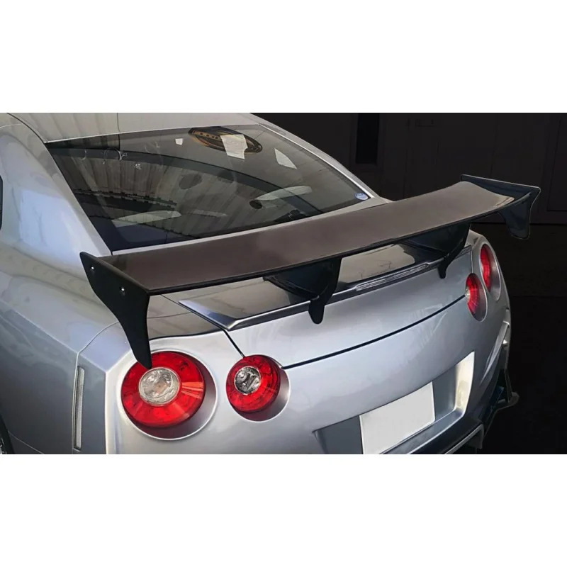 

Applicable for Nissan GTR35 God of War Carbon Fiber Modification Parts TS Style GT Large Tail Wing Double Layer Rear Spoiler Fix