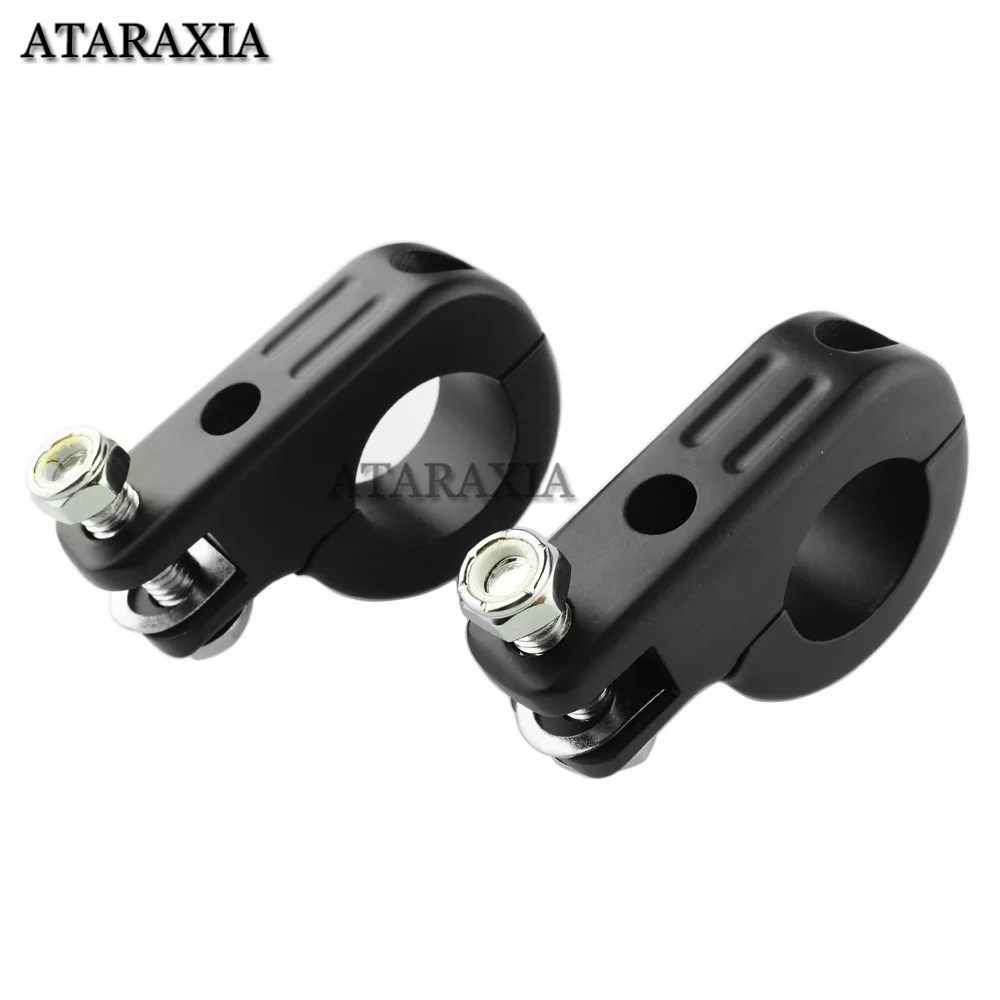 Motorcycle Universal 32mm/38mm Engine Guard Crash Bar Highway Peg Footpeg Mount Bracket For Harley Electra Road King Street Glid