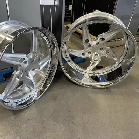 

Custom 18-24 inch two-piece forged aluminum wheels 5x112/120/130/114.3 100mm , suitable for a variety of passenger cars