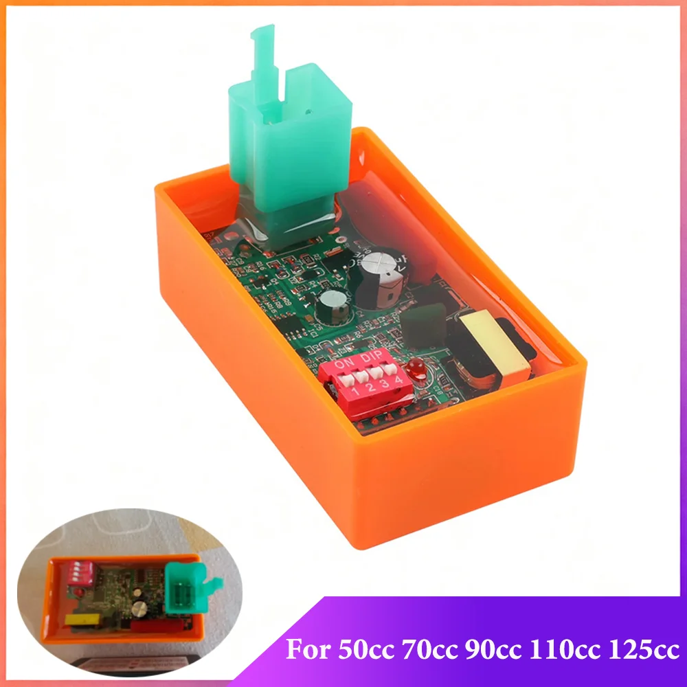 Interruptor de caja de encendido CDI de 4 pines para Scooter 50cc 70cc 90cc 110cc 125cc WY48Q XY110 para JET 50 V-Blade 250 para AKT110S CD110 VENTO