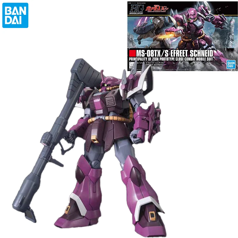 

Bandai Spirits HGUC Gundam UC EFREET SCHNEID 1/144 Scale Action Figure Model Gift Toy Collection for Kids Animation Peripherals