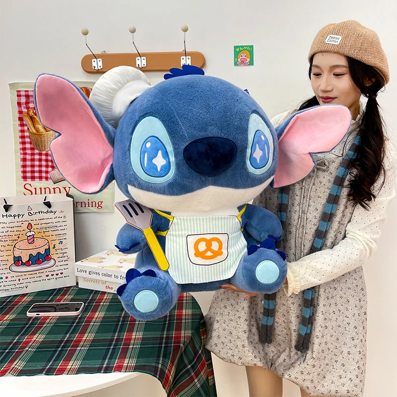 

35/65cm Big Size Anime Stitch Plush Stuffed Kawaii Toys TV Same Paragraph Role Pendant Doll Kids Birthday Gifts Couple Models