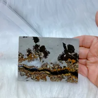 High Quality Natural Crystal Painting Stone Slab Polished Slice Mineral Healing Ore Ornament Home Decorations Room Decor Gift 6
