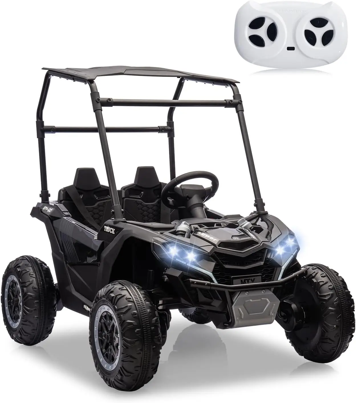 24V Ride on Cars for Kids,Kids Electric Vehicles UTV with Remote Control, Safety Belt, Horn,Music, and Lights, 3 Speeds