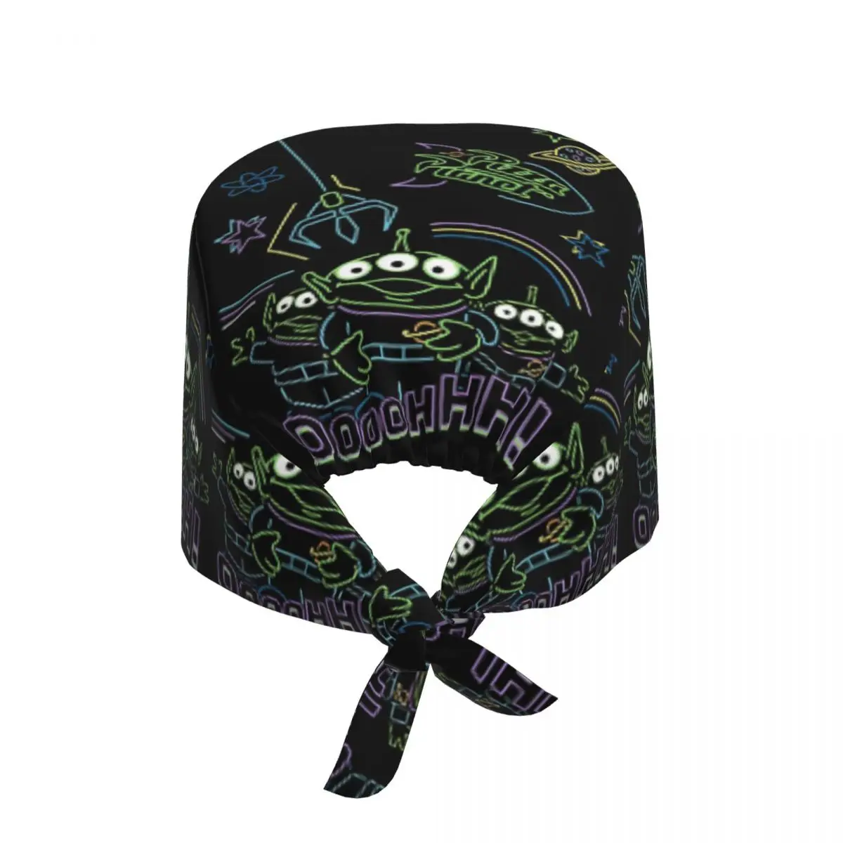 Custom T-Toys S-Storys Aliens Breathable Scrub Hat Surgical Scrub Caps Nursing Hair Hats Work Scrubs Hat for Hospital Pharmacy