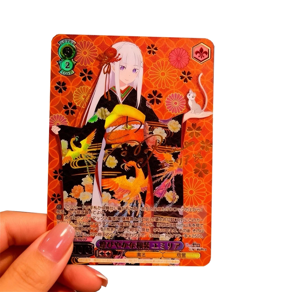 Godin Verhaal DIY zelfgemaakte Emiria Ram Rem Gouden Handtekening Getextureerde Collectible Card Beoordeling Kaart Baksteen Kerst verjaardagscadeautjes