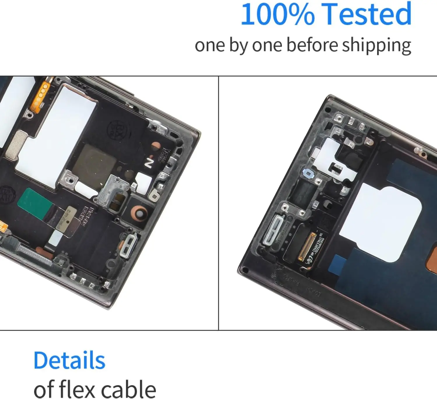 OLED For Samsung Galaxy S22 Ultra 5G S908B S908B/DS LCD Screen Display Touch Screen Digitizer S22 Ultra LCD with Frame Replaceme