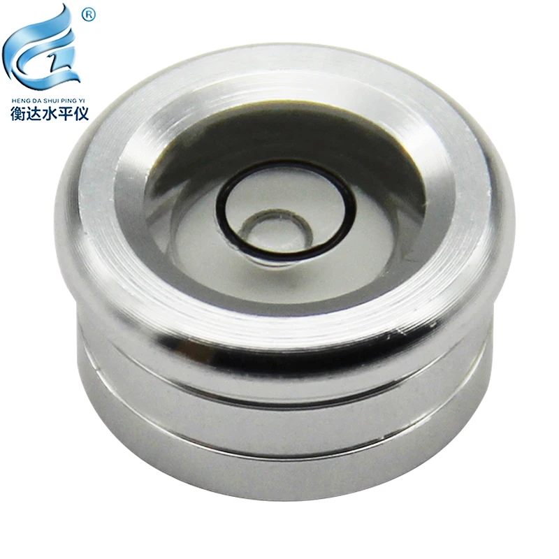 Metalen Circulaire Niveau Bubble Draagbare Niveau Plastic Niveau Bubble Hoge Precisie Elektronische Weegschaal Niveau Bubble