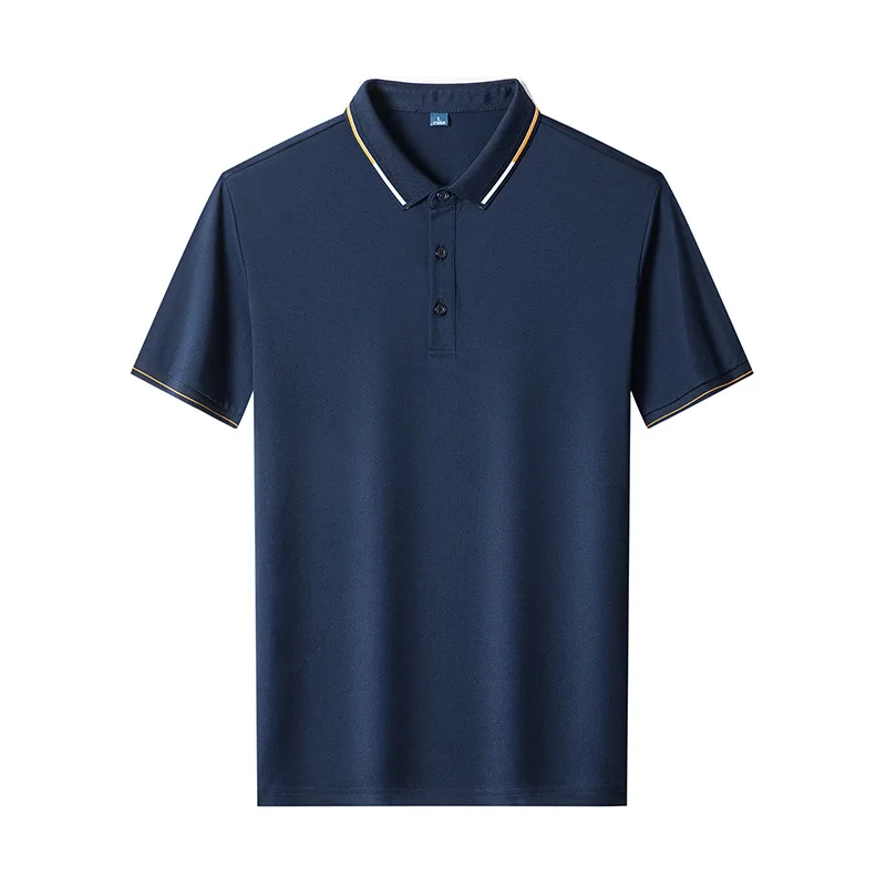 Xiaomi-Camiseta de algodón mercerizado YOUPIN 180S para hombre, Polo sólido, cómoda, transpirable, con absorción del sudor, de manga corta, de verano, 111