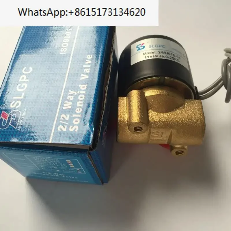 

SLGPC high-pressure solenoid valve oil passing through water pneumatic 2 minutes 2WH018-08 2WH012-08 2WH020-08-10